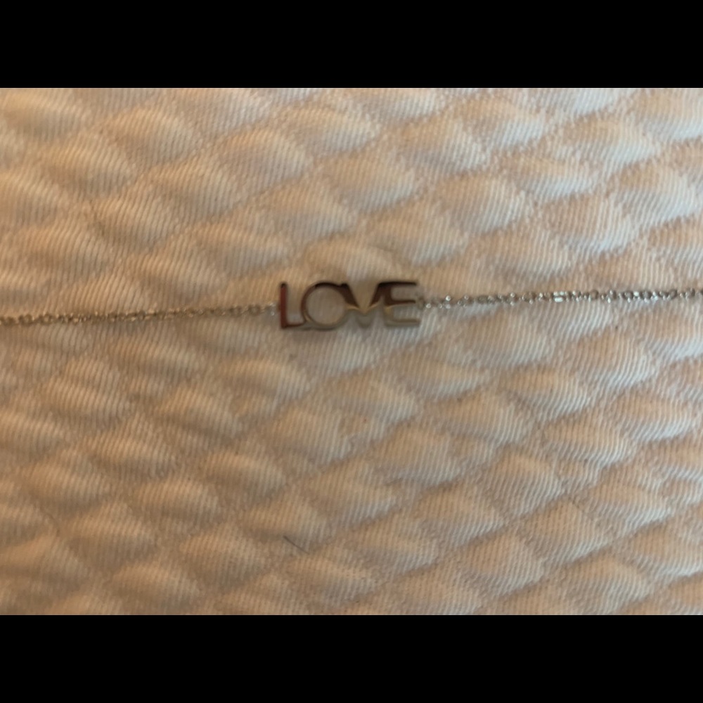 Silver LOVE Bracelet